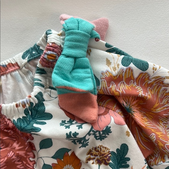 Matilda Jane Wonderment Little Florist Tunic Floral Top with Ruffle Details Size - Picture 3 of 7